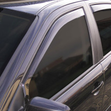 Zijwindschermen Dark  Toyota Landcruiser J7 2 deurs hardtop 1988- (ronde ramen, excl modellen met extra klapraam voor)
