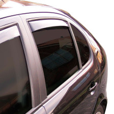 Zijwindschermen Master Dark (achter)  Volkswagen Amarok Pickup 4 deurs 2010-